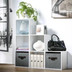 Calicosy - Opbergplank met 3 compartimenten COMPO - 29.5x31.7x92.5 cm