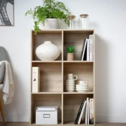Calicosy - Opbergplank met 6 vakken COMPO - 29.5x61.5x91.5 cm
