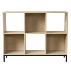 Calicosy - Opbergplank met 6 vakken - 29.8x93.5x72.6 cm