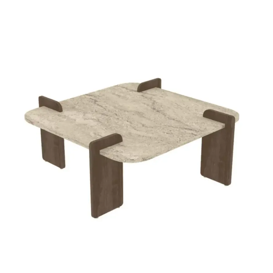 Calicosy - ORIGIN Salontafel - Notenhout - 90x90x35 cm