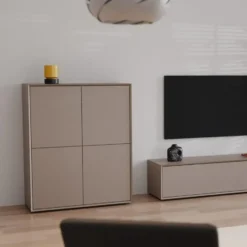 CALICOSY - ORÉLIA Dressoir - Wit - 43x100x120 cm