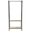 Calicosy - Rek in industriële stijl met 2 schappen 40x64.5x151 cm