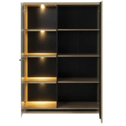 CALICOSY - Servieskast 2 deuren Franse fabricage - Litch hout - 45x120x170 cm