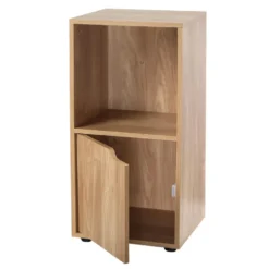 CALICOSY - Set van 2 Nachtkastjes MODU - Licht hout - 61.6x30.7x29 cm