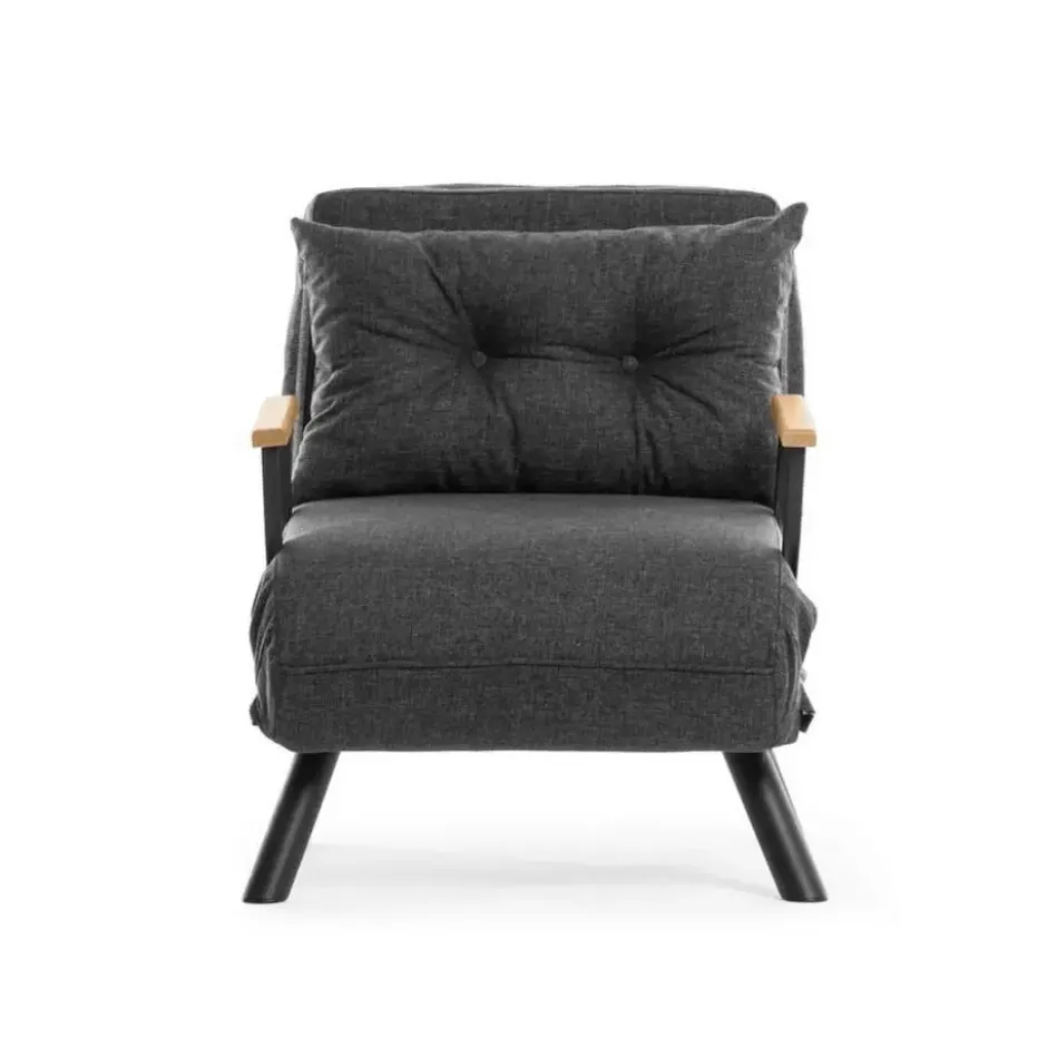 CALICOSY - Slaapfauteuil in stof SANDO - 50x67x41 cm