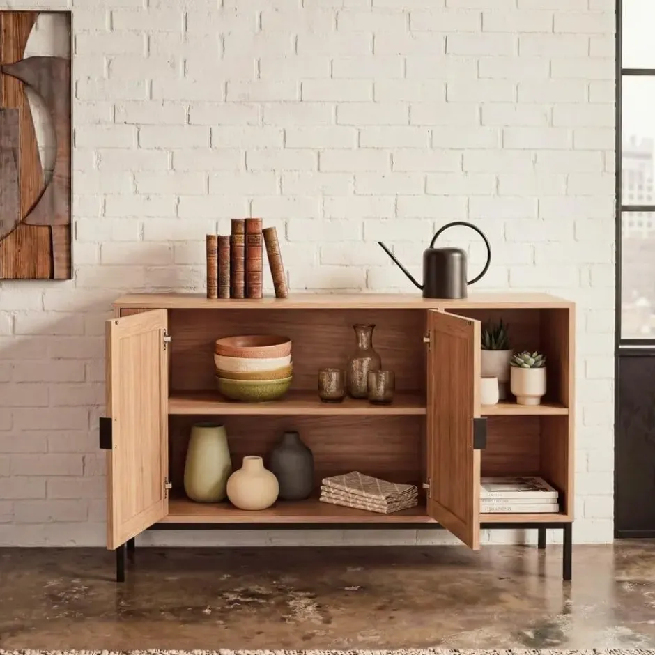Calicosy - TARA Dressoir - Licht hout - 40x110x72 cm