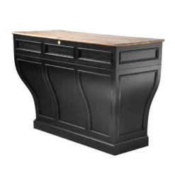 Calicosy - Toonbank PROCOPE - Donker hout 150x60x100 cm