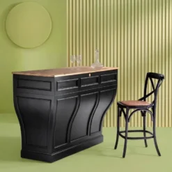 Calicosy - Toonbank PROCOPE - Donker hout 150x60x100 cm