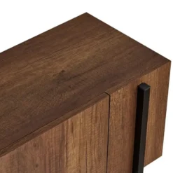 Calicosy - TV-meubel ATLAS - Walnoot/Zwart - 180x30x45 cm