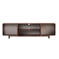 Calicosy - Tv-meubel CELENA - Donker hout 180x34x52 cm
