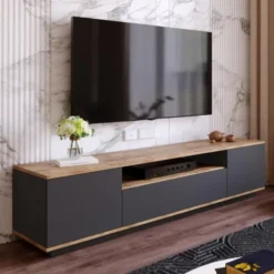 CALICOSY - TV-Meubel FR7-AA - - 44,6x180x44,5 cm