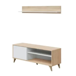 CaliCosy - TV-meubel Woonkamer - Wit - 40x135x50 cm