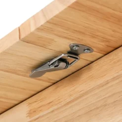 Calicosy - Uitschuifbare Eettafel SOLINE - Rubberwood - 120/160 x80x75 cm