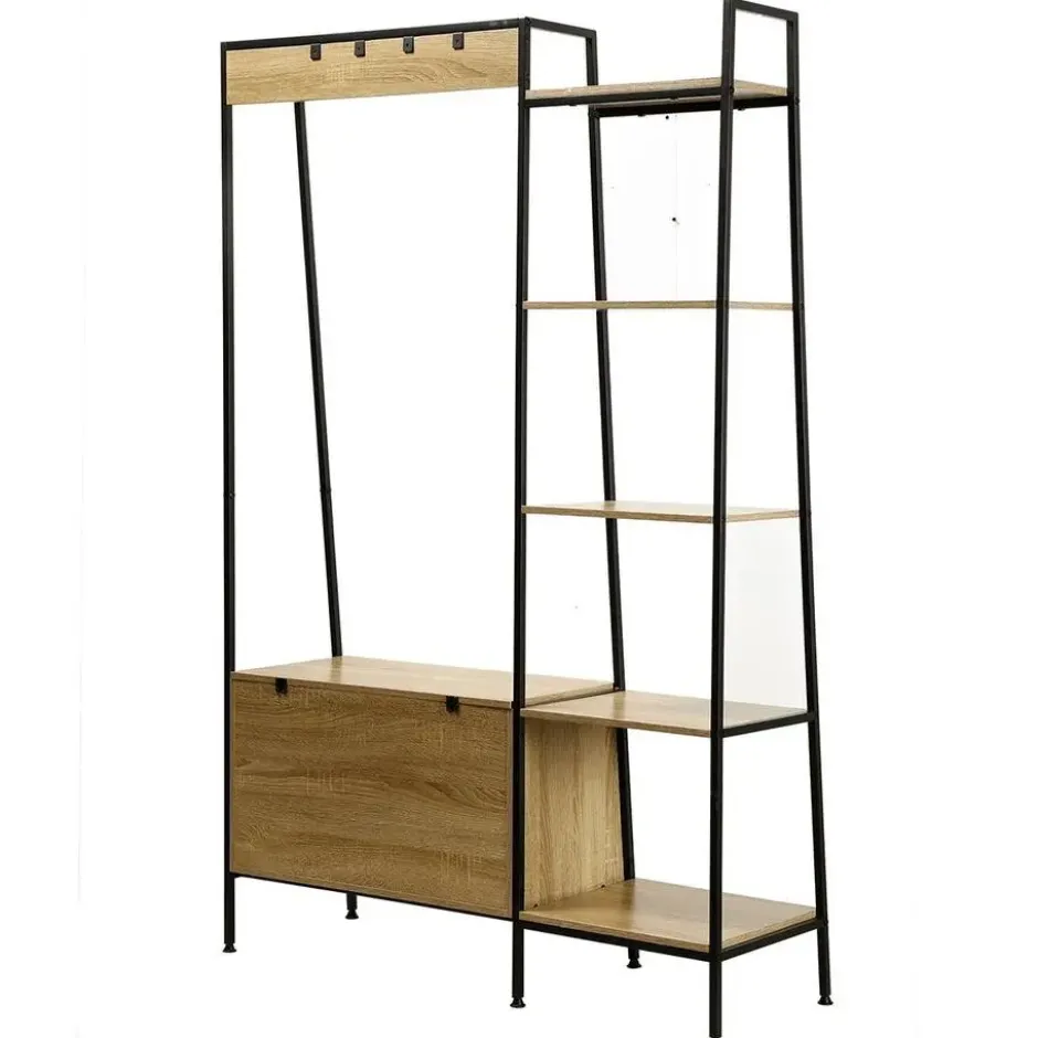 Calicosy - 5-vaks kledingkast LEXIE - 35x105x160 cm