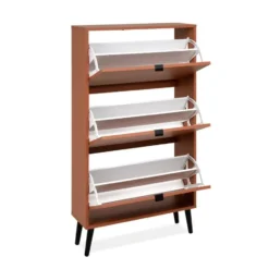 Calicosy - VIGO Schoenenkast - Terracotta - 24x70x125 cm