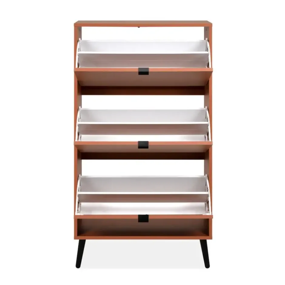 Calicosy - VIGO Schoenenkast - Terracotta - 24x70x125 cm