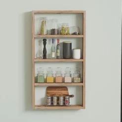 CALICOSY - Wandplank met 4 legplanken LYA - 9x43,2x80 cm