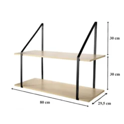 Calicosy - Wandrek met grote diepte en 2 niveaus - 30x80x60 cm