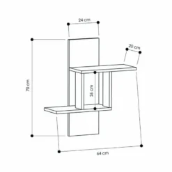 CALICOSY - Wandrek MILL - 70x64x20 cm
