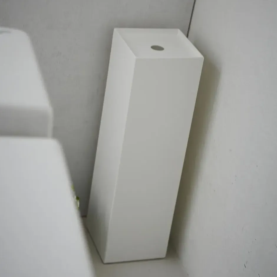 CALICOSY - Wc-opbergruimte - Wit - 11,5x11,5x38,5 cm