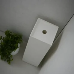 CALICOSY - Wc-opbergruimte - Wit - 11,5x11,5x38,5 cm