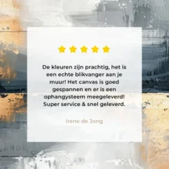 Canvas Schilderij 60x40 cm Kunst - Grijs - Goud - Abstract