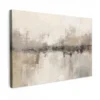Canvas Schilderij 120x80 cm Moderne kunst - Abstract - Beige