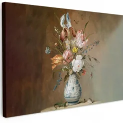 Canvas Schilderij 120x80 cm Oude meesters - Bloemen - Balthasar van der Ast