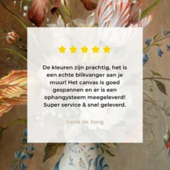 Canvas Schilderij 60x40 cm Oude meesters - Bloemen - Balthasar van der Ast