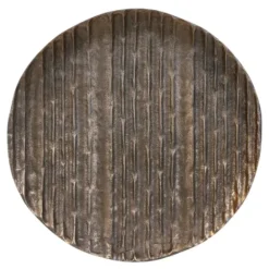 Casa Vivante Calabria Decoratie Bord Ø27 cm donkergoud