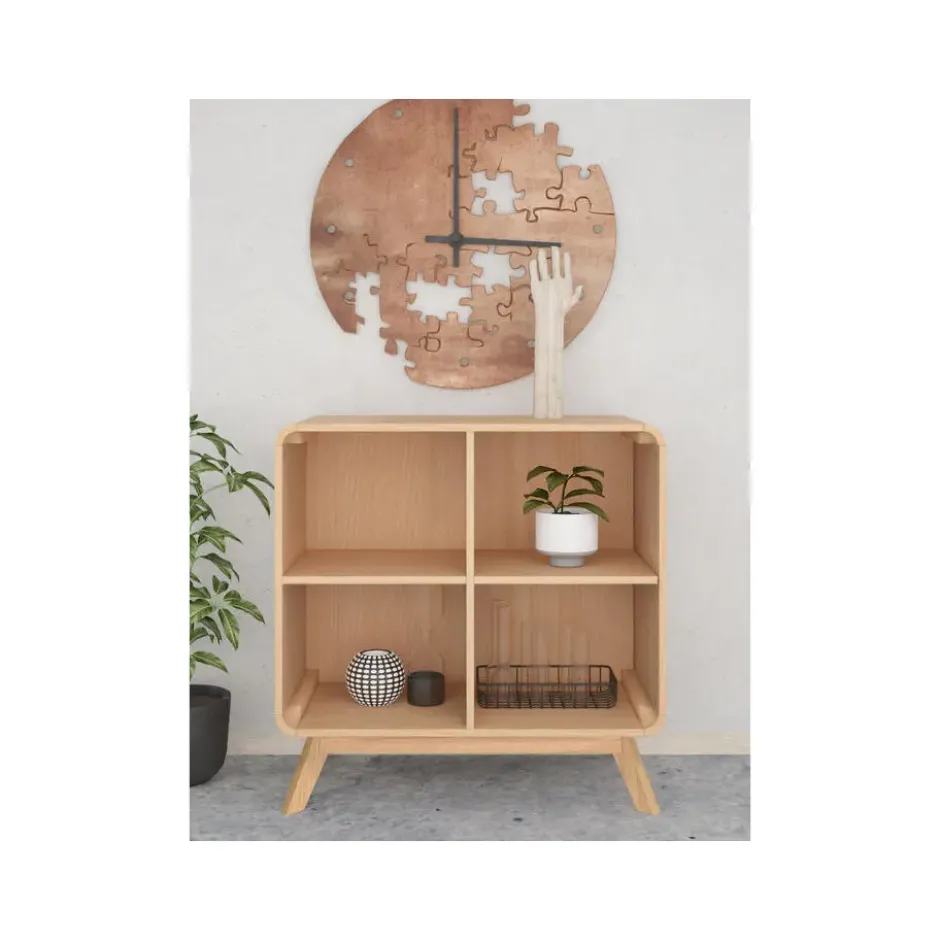 Cassie - Boekenkast in eikenoptik