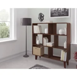 Cassie - Boekenkast walnoot spaanplaat