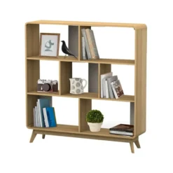 Cassie - Boekenkast wit eiken spaanplaat