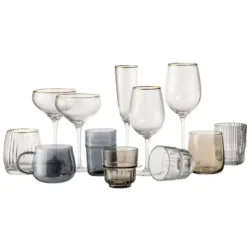 Champagneglazen Camille - transparant - 250 ml - 2 stuks