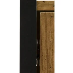 Chris - Badmeubel 61 cm 2-deurs eiken/zwart