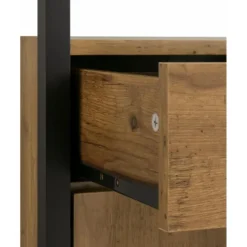 Chris - Kast met 1 deur en 1 lade eiken spaanplaat