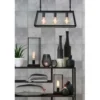 Cilinder Lampenkap Livigno - Zwart - Ø30 x 21 cm