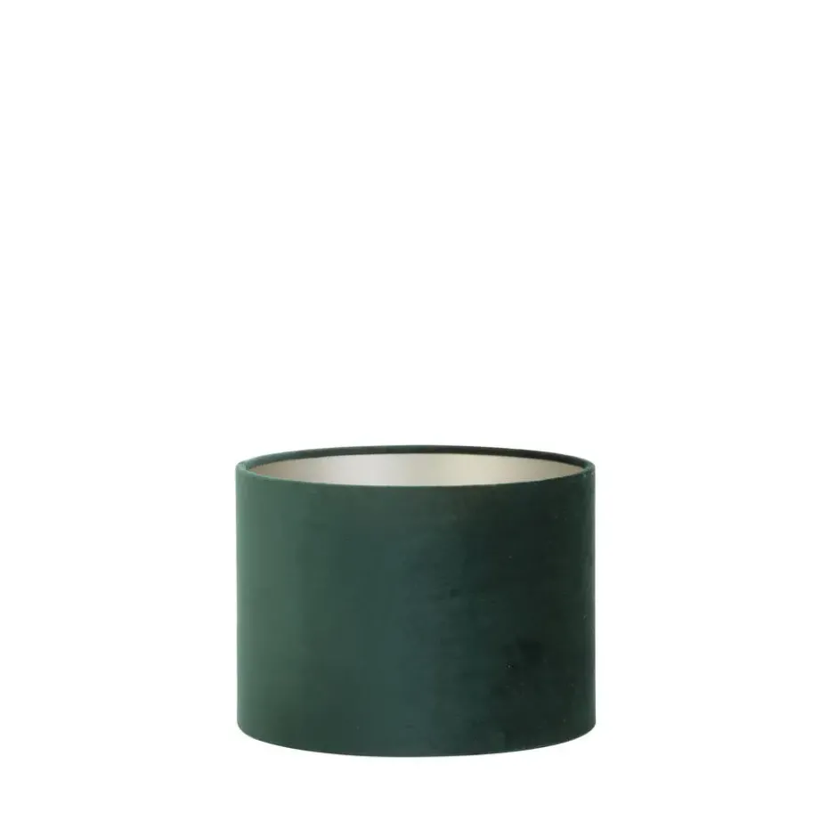 Cilinder Lampenkap Velours - Dutch Green - Ø30x21cm