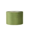 Cilinder Lampenkap Velours - Olive Green - Ø30x21cm