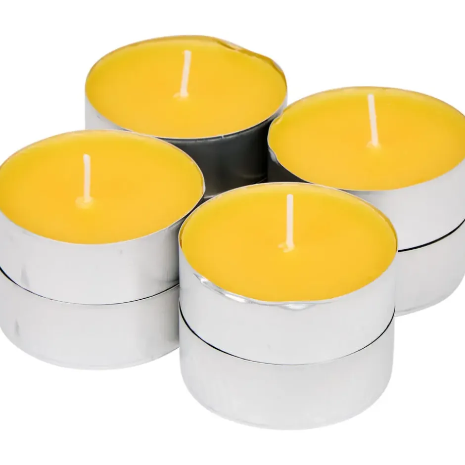 Citronella geur theelichtjes - Citrusgeur - 24x stuks