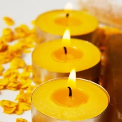 Citronella geur theelichtjes - Citrusgeur - 24x stuks