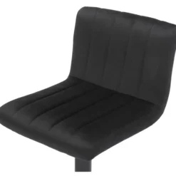 CLP Barkruk Jamie zwart Frame - Fluweel - zwart