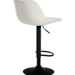 CLP Barkruk Loft zwart Frame - Fluweel - creme