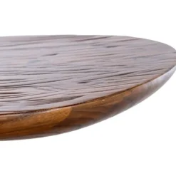 CLP Barkruk Skelde zwart Frame - Hout - walnoot