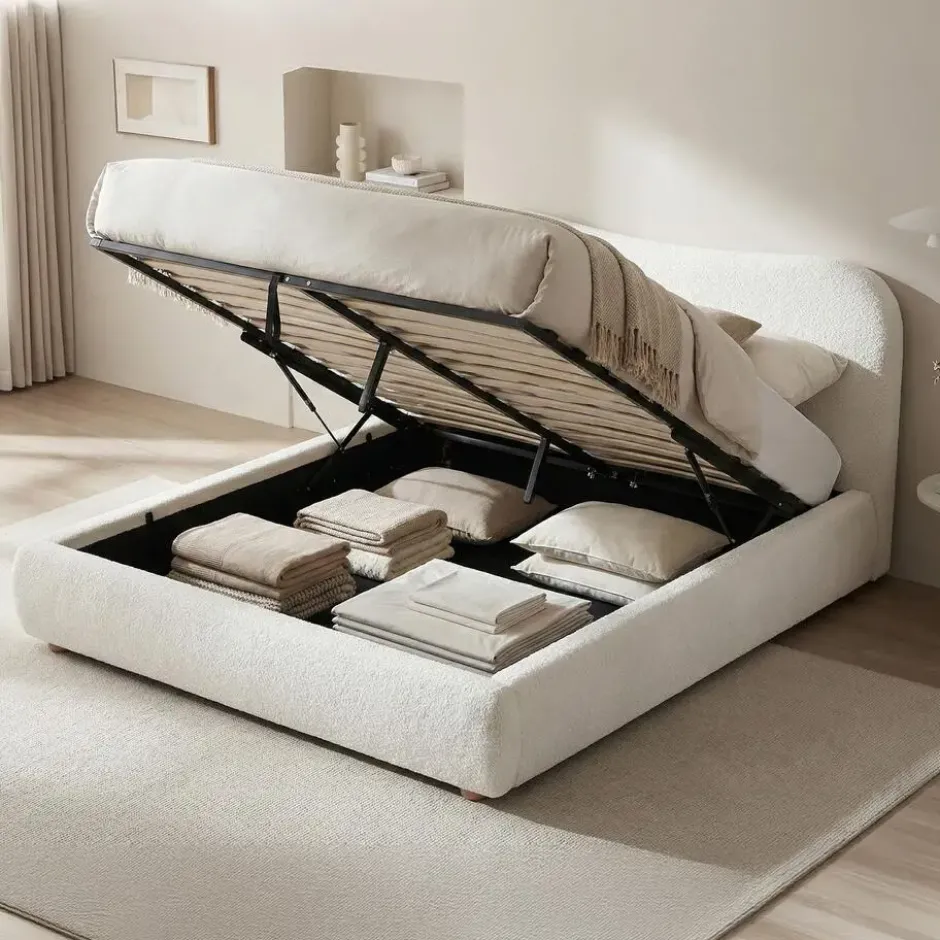 CLP Bed Maido 100x181x224 cm - creme