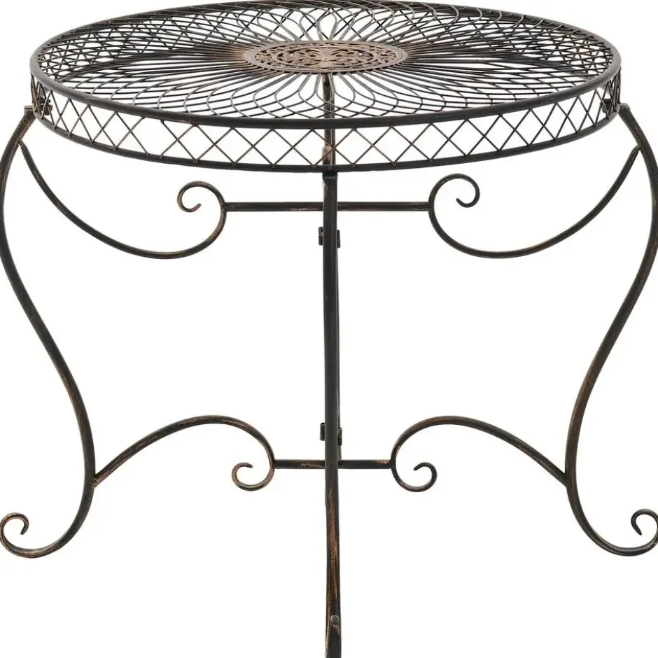 CLP Bijzettafel tuin Sheela Metaal - bronzen