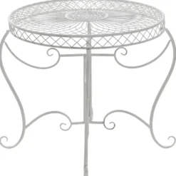 CLP Bijzettafel tuin Sheela Metaal - antiek/wit
