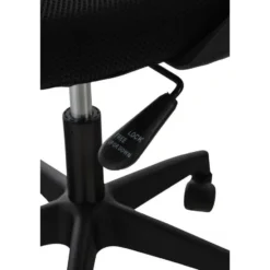 CLP Bureaustoel Auburn zwart Frame - Microfiber - grijs