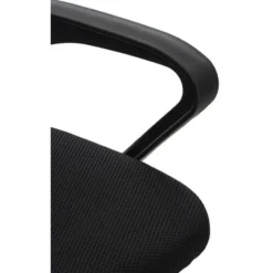 CLP Bureaustoel Auburn zwart Frame - Microfiber - grijs