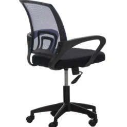 CLP Bureaustoel Auburn zwart Frame - Microfiber - purper